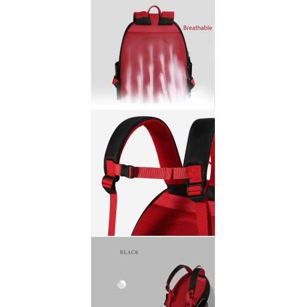 Nohoo new series PU polyester waterproof backpack 3D shape cartoon style school bags wholesale