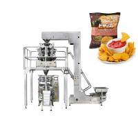 Le type 14heads de collier de VFFS a soufflé machine à emballer de nourriture pesant 100g
