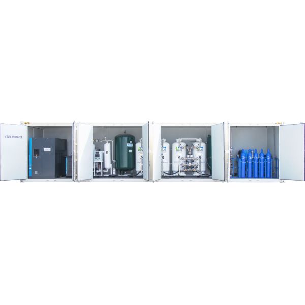 Medical Oxygen Generator Hospital Pipeline Integration Cylinder Filling Dual-Purpose 20Nm3/h Complete Turnkey System