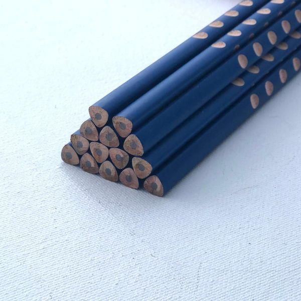 wholesale triangle barrel groove kids writing HB pencil