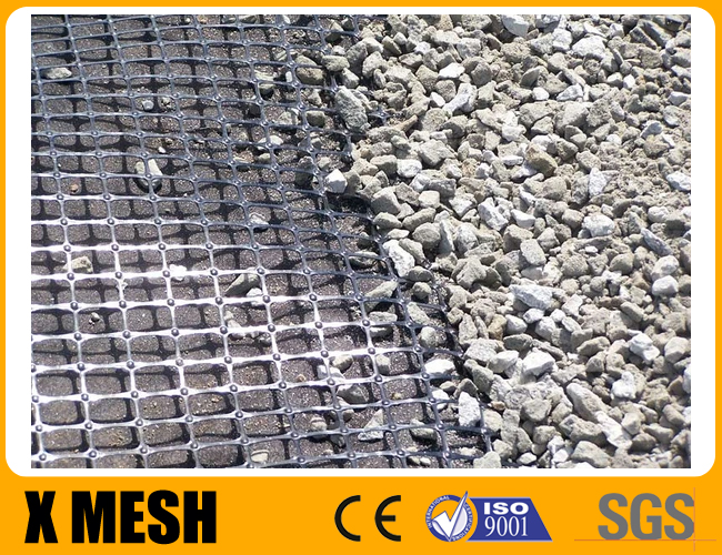 Подкрепление Geogrid ASTM D6637 ISO9001 почвы полипропилена