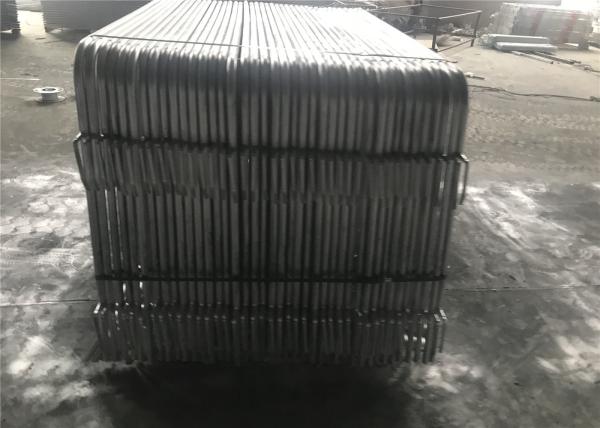 Hot Dipped Galvanized Crowd Control Barriers 1090mm x 2500mm 14 microns hdg pre-galvanized cold zinc painted at welds