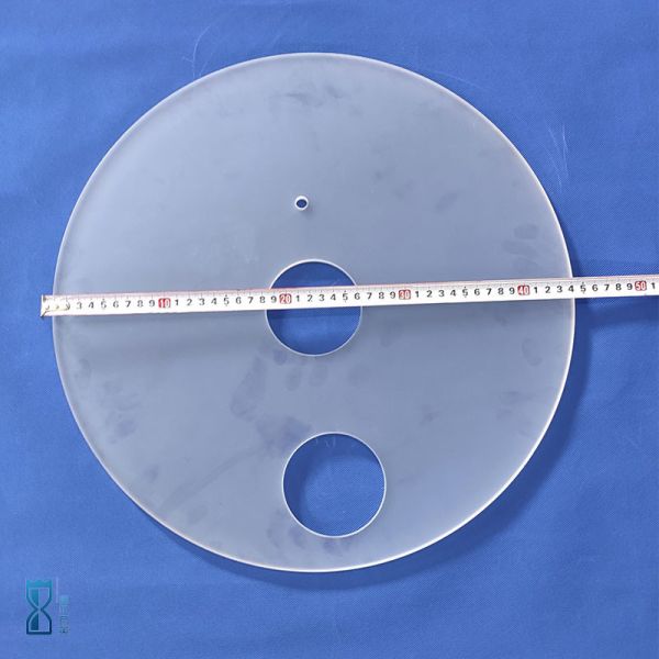 Vidrio de visión de cuarzo de silicona de disco de cuarzo
