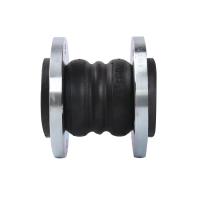 Dn150 type de bride en caoutchouc à double sphère, joint d'expansion flexible, fils en acier inoxydable, caoutchouc à expansion