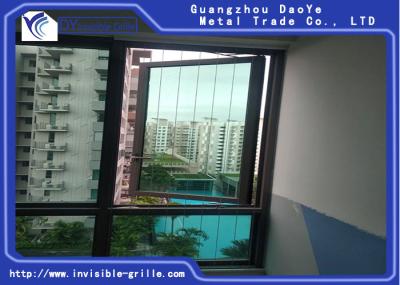 Grade invisível fixa do fio