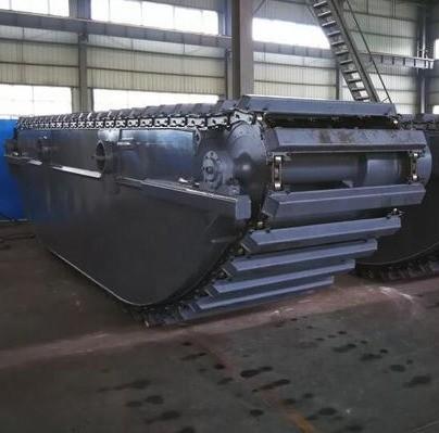 Premium Amphibious Excavator Pontoon Footwall Floating Base Durable Construction Part