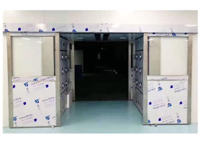 Automatic Sliding Door Air Shower Tunnel With LCD Display CE Certification