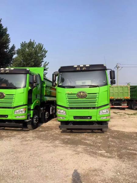 Used FAW J6P  460HP Dump Truck with Complete Vehicle Spare Parts Disassembled Engine and Gearbox Included