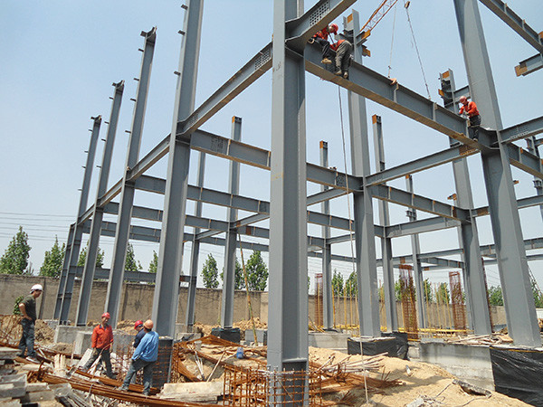 Sustainable Steel Workshop Building Large Span Prefabricated Steel Workshops