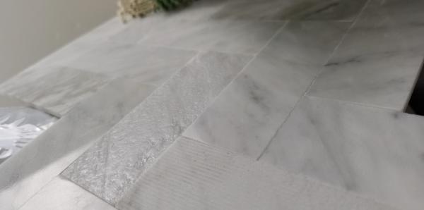 300x300mm Metal Natural Stone Mosaic Tile 4mm Thickness
