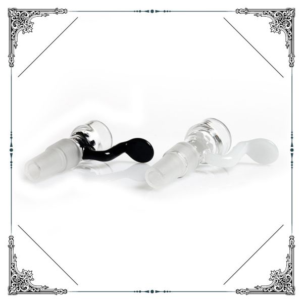 Dry Herb Male Glass Bowls For Smoking 14.4MM 18.8MM Dual Screen Bowl Joint Bongs Accessorries