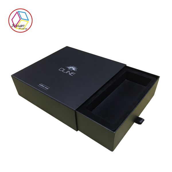 Cosmetics Flocking Blister Cardboard Gift Box Matte Lamination