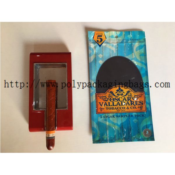 Humidified Cigar Pouches For Panatella / Perdomo Cigars / Cigars Packaging Wraps Cigar Humidor Bags