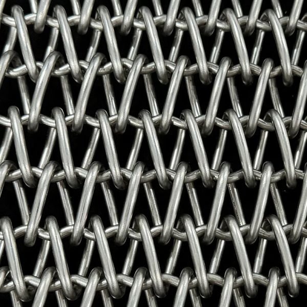 Custom Continuous Food ss304 Metal Carbon Steel Biscuit Pizza Oven Bakery Chain Spiral Wire Mesh Metal Mesh Belt