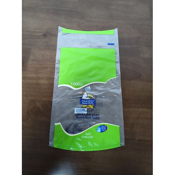 Customize Logo Printing Clear Heat Shrink Frozen Chicken Bags
