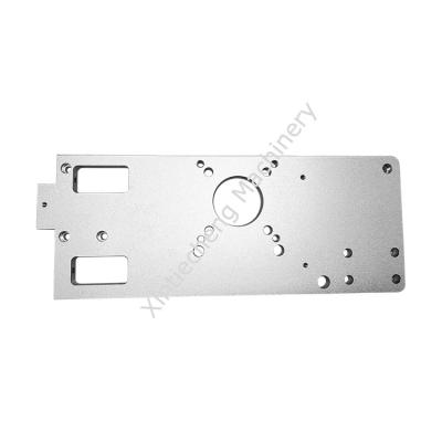 Milling Turning Food Machinery Parts Left Plate Anodizing Machined Aluminium Parts