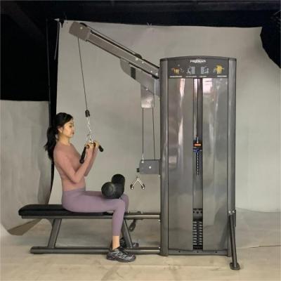 Appareils de remise en forme en forme lat et en rangée basse de qualité commerciale pour la remise en forme en salle avec broche chargée pour la distribution d'équipements de gymnastique