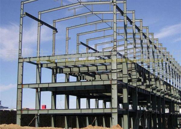 Vertente industrial de Peb do período claro, construções portais de aço do armazém do quadro
