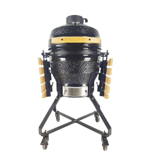 KIMSTONE 18 Inch Kamado Barbecue Rotiserrie Chicken Rotisserie Caja China Asador