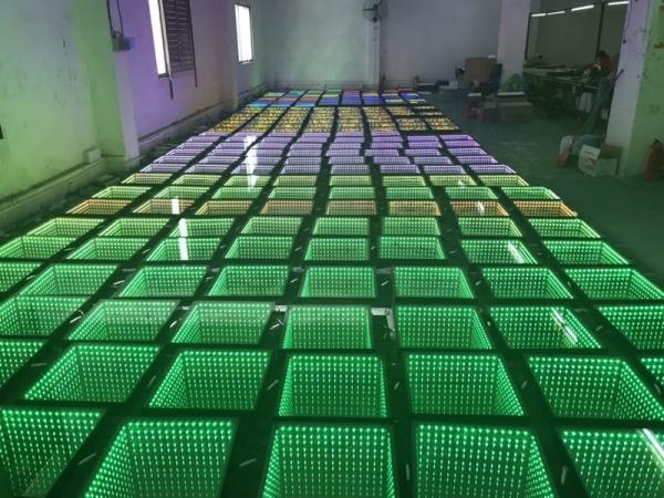 Led 3D Magnetic Infinity Party Light Up Dance Floor For Wedding