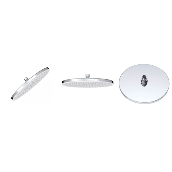 Polished 9 Inch Round Detachable Clean Big Top Three Function Spray Lotus Shower Head