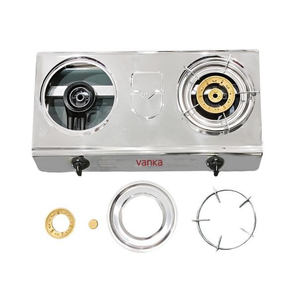 Double Burner Tabletop Gas Stove for Commercial Kitchens