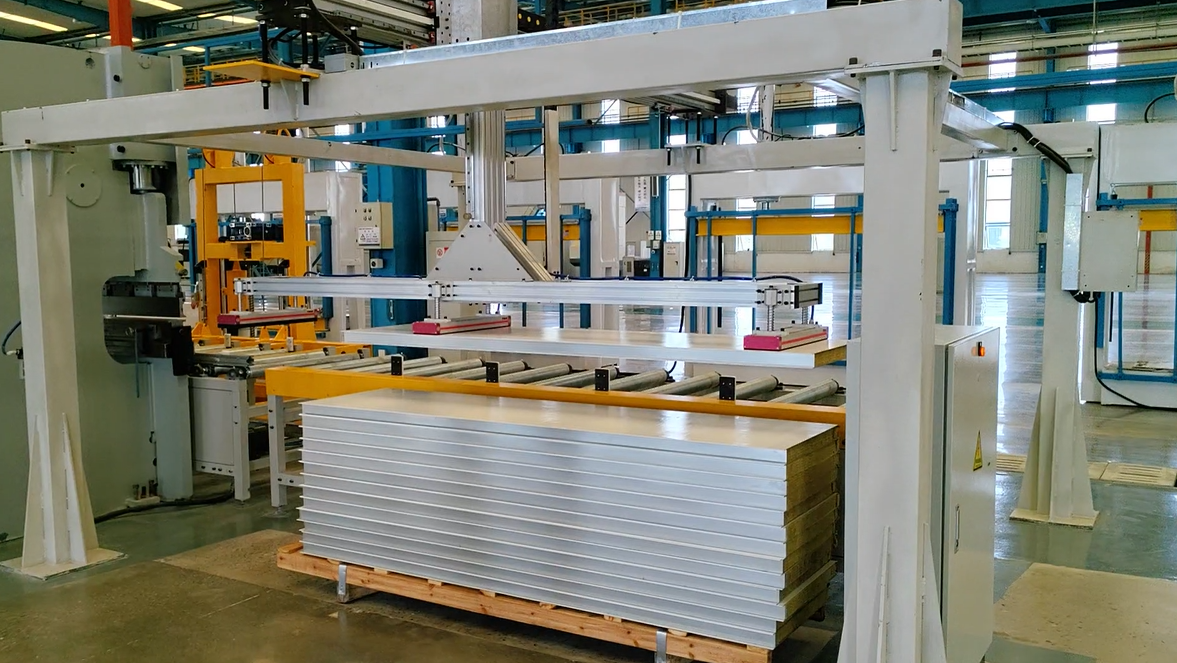 50T Press Fully Automatic Production Line for Marine Insulation Board