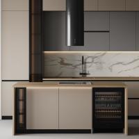 Armários de cozinha de acabamento para apartamento