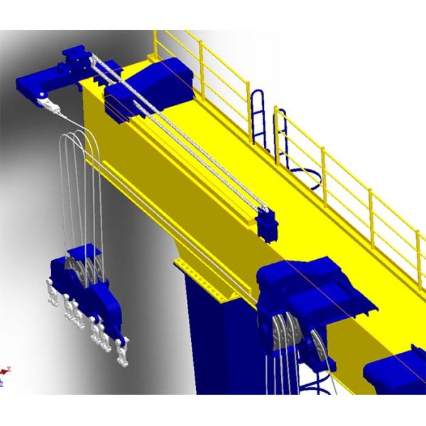 Heavy Lifting Portal Jib Crane High Work Efficiency For Loading And Unloading