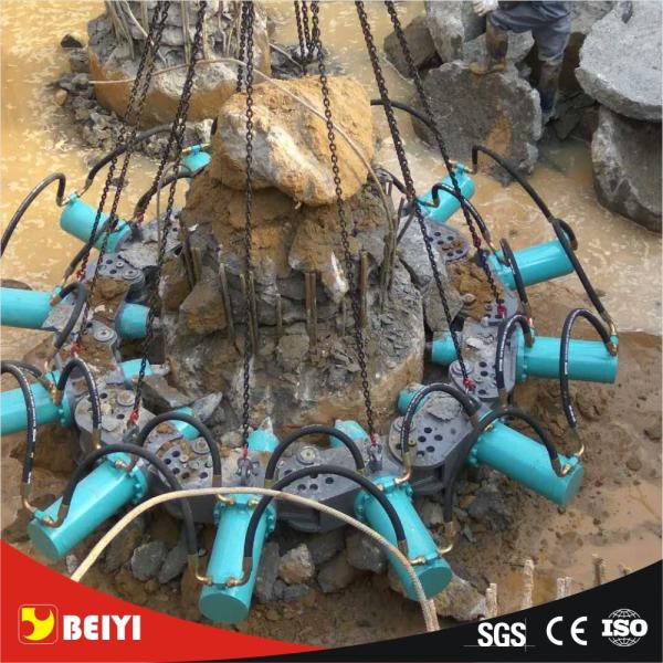 Hydraulic round/square pile breaker for engineering machine with powerpack