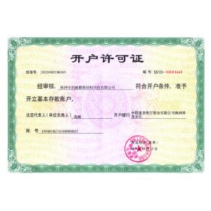 Zhuzhou Zonco Sinotech Wear-resistant Material Co., Ltd. Certifications