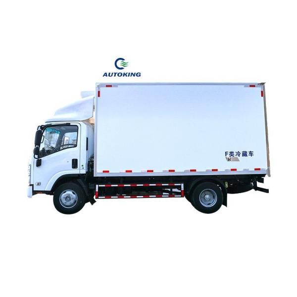 Refrigerated Small Trucks Diesel 4*2 LHD Trucks With Refrigerator For Algeria Market