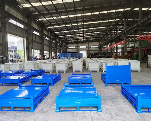 Pallet Cage Custom Color Powder Coated Galvanizado 1200mm Altura