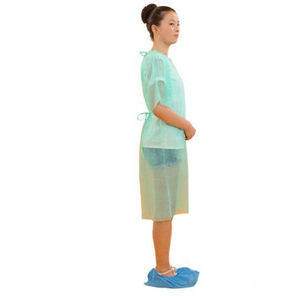disposable non woven patient gown green hospital patient wear protective gowns