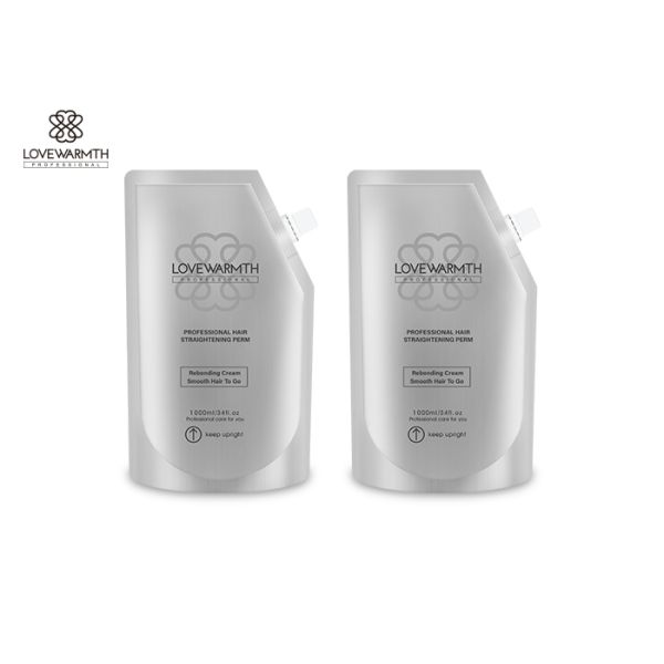 Rebonding Hair Straightening Cream Smooth Hair Protection 1000ml * 2 Volume