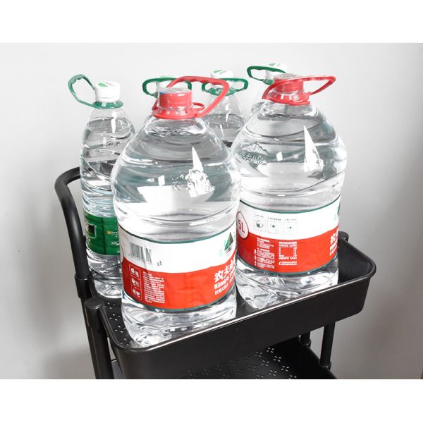 Wear Resistant Kitchen 45KG Bearing ABS 3 Shelf Trolley