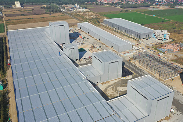 Q355 Q235B Steel Peb Warehouse Construction , Pre Engineered Office Buildings