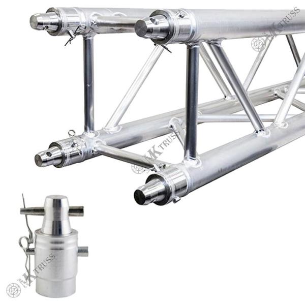 Customized F34 Aluminum Square Truss Segment with 15-18 Degree Hardness and OEM Main Tube