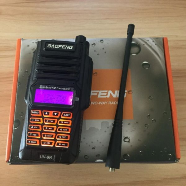 VHF UHF Ham Walkie Talkie Ships High Power Output Long Range Radio Communicator UV-9r