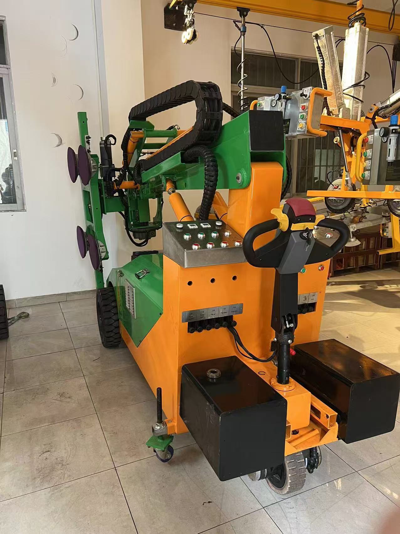 Hydraulic / Electric Vacuum Suction Cup Glass Lifter 500kg Load Capacity