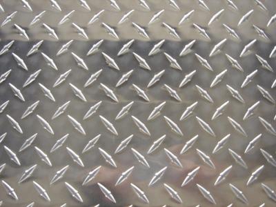 Alloy 3003 Aluminium Chequer Plate Sheet , Aluminum Diamond Tread Plate For Building Floors