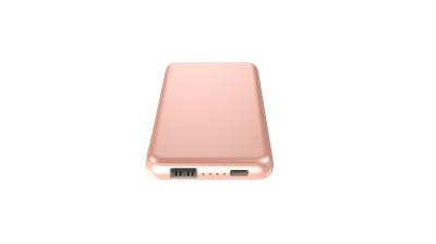 Ultra Slim USB C fast charging 10000mAh power bank for mobile phones Gold color