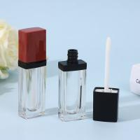 Custom 3G Empty Beveled Mouth Lipstick Tube With Rubber Seal Screw Closure Plastic Lip Balm Tube for Cosmetic Container