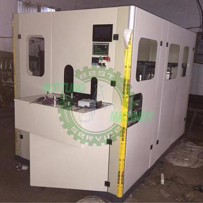 2000BPH Hand Input Feeding Open Mouth Bottle 2 Cavity Blow Molding Machine