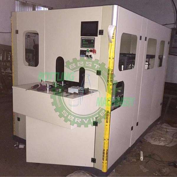2000BPH Hand Input Feeding Open Mouth Bottle 2 Cavity Blow Molding Machine