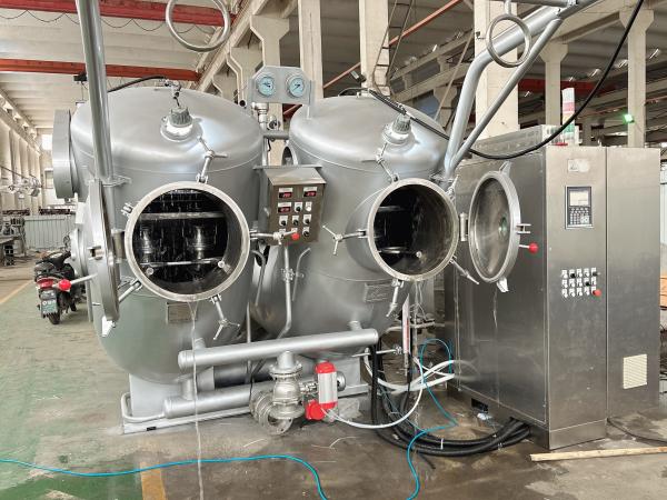 Machine à teindre à jet de tissu à double type, à contrôle entièrement automatique, à haute température et à faible consommation