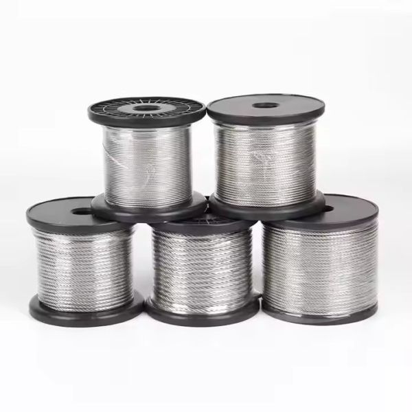 Dia x 180 mtr 7 Strands 0.9g Galvanised Zinc Catenary Wire 2.7mm 