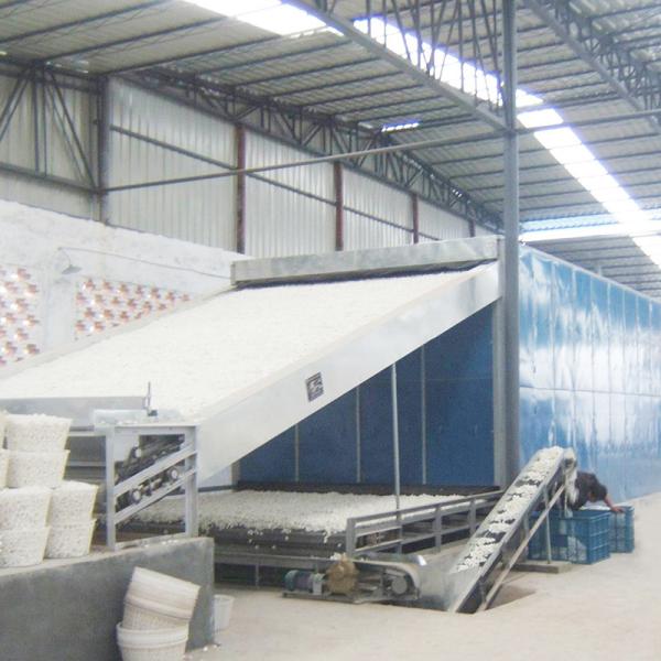 Mushroom Honeysuckle Multi Layer Belt Dryer Equipment 50C To 100C Electric Heating