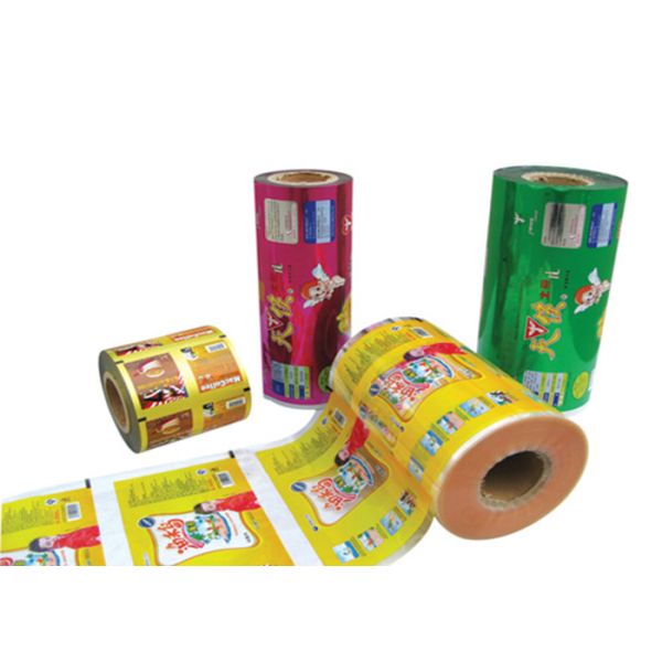 Aluminium Foil Laminated Plastic Packaging Film Roll Custom Size