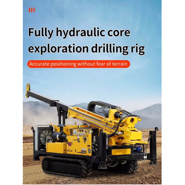 Exploración geológica de superficie hidráulica completa Plataforma de perforación de núcleos de diamantes para el proyecto de minería de carbón oro cobre hierro